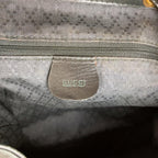Gucci Vintage Bamboo Backpack Leather Turnlock Black — view 9