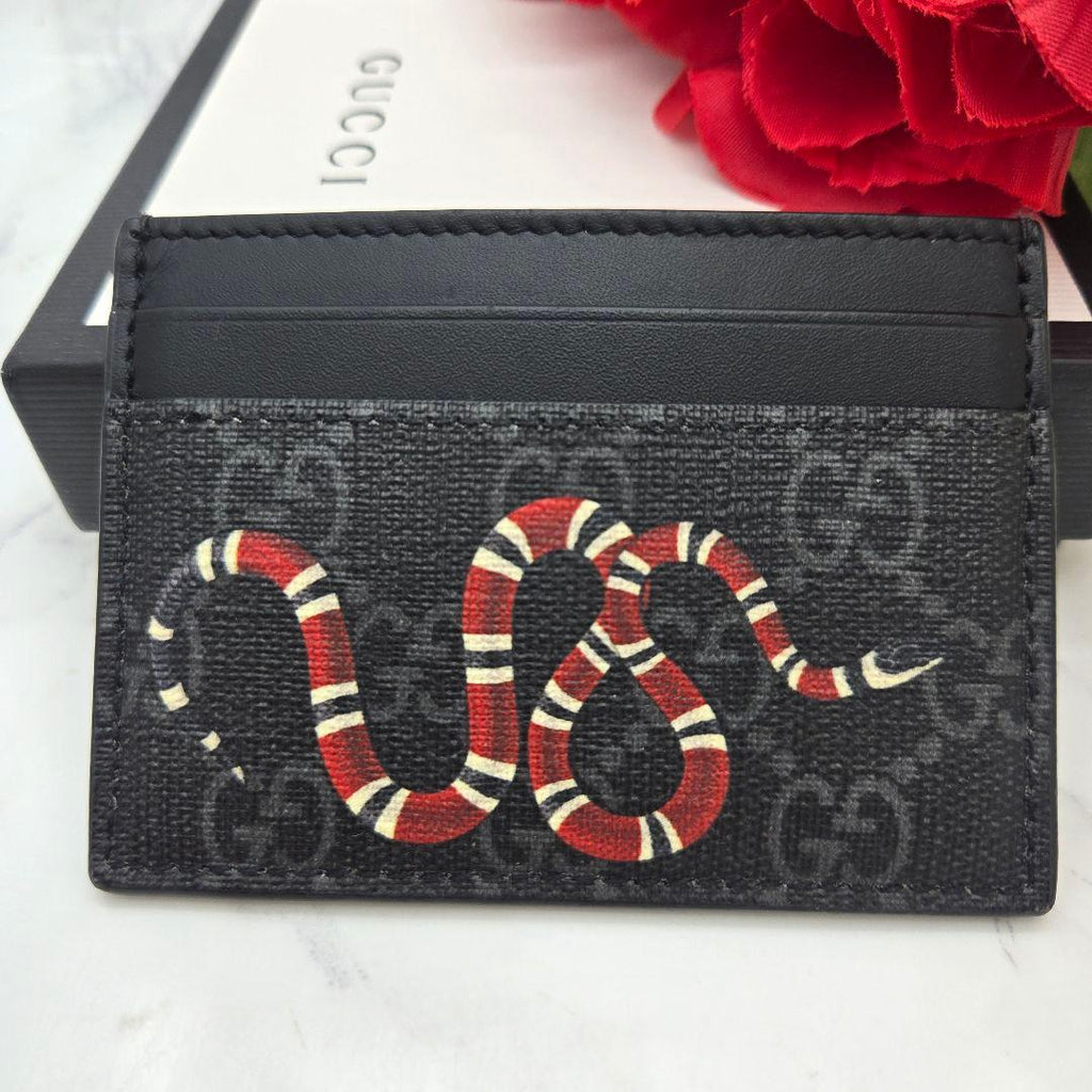 Gucci King Snake Card Case