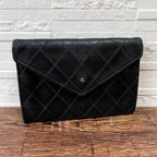 Chanel Bicolor Quilted Lambskin Card Case Coin