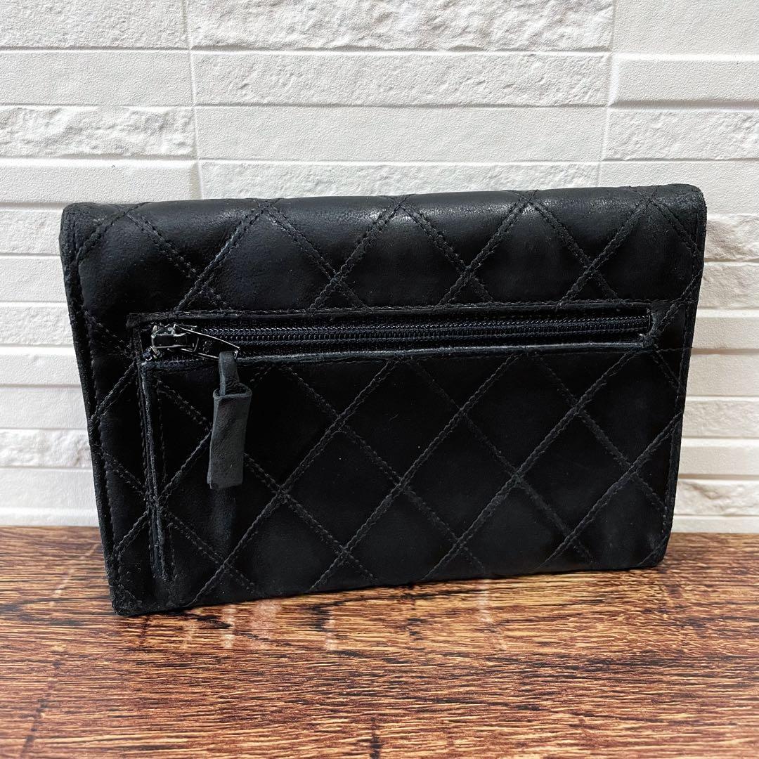 Chanel Bicolor Quilted Lambskin Card Case Coin — view 2