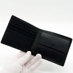 Saint Laurent Bifold Wallet Navy Compact Caviar Leather — view 6