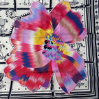 Hermes Carre 55 Horsewear Kyoto Marble Flower Silk — view 4