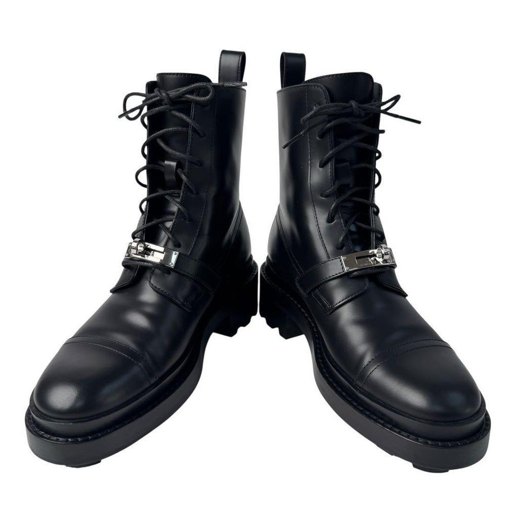 Hermes Funk Kelly Boots 35 Leather Black — view 6