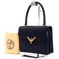 Hermes Vasco Vintage Handbag Navy