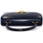 Hermes Vasco Vintage Handbag Navy — view 5