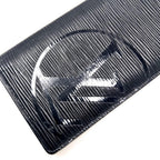Louis Vuitton Epi LV Circle Portefeuille Plaza Black Wallet — view 2
