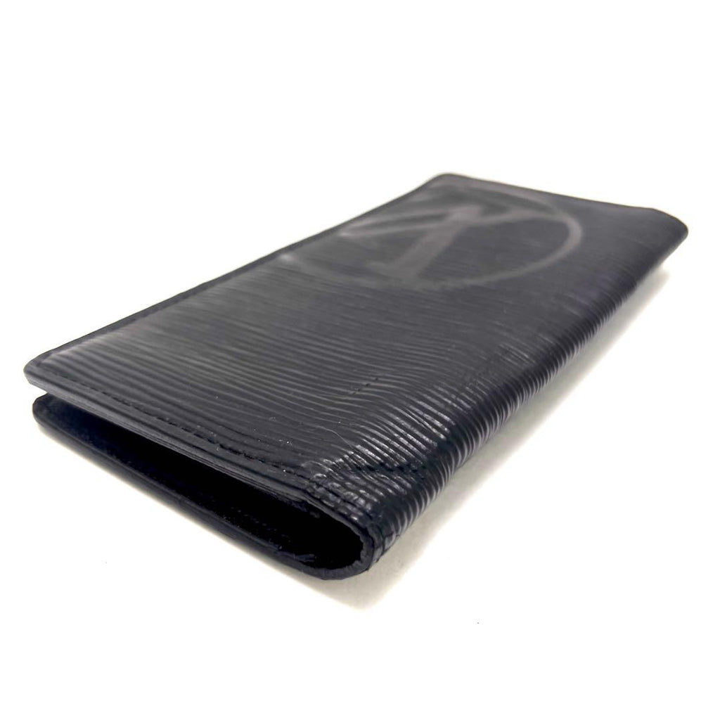 Louis Vuitton Epi LV Circle Portefeuille Plaza Black Wallet — view 4