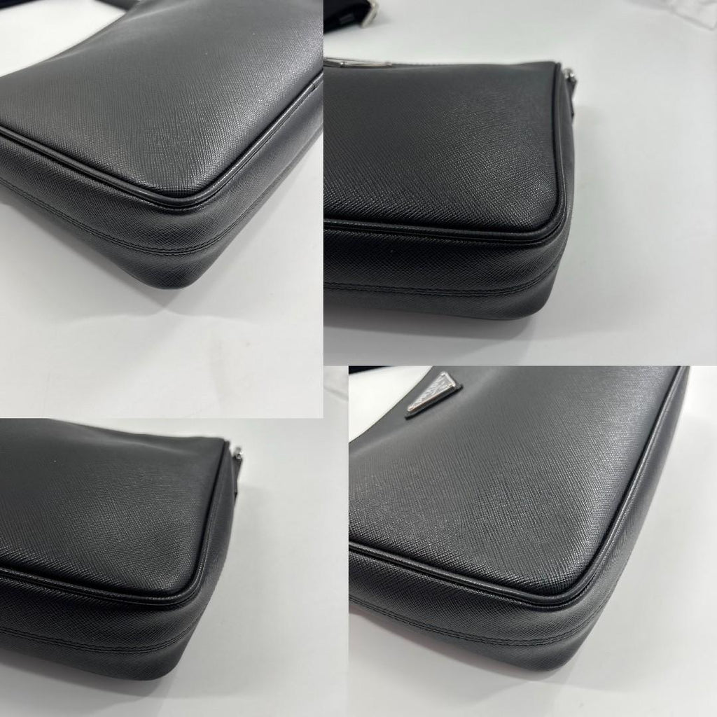 Prada Saffiano Leather Shoulder Bag — view 8