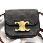 Celine Triomphe All Over Print Mini Claude Shoulder Bag — view 2