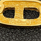 Dior CD Logo Necklace Rhinestone Gold CD — view 9