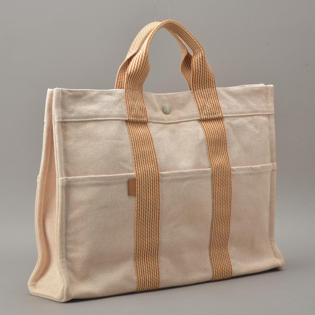Hermes New Fourre Tout MM Tote Canvas Orange — view 2