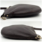 Gucci Shoulder Bag Brown Leather Vintage — view 5