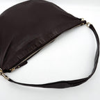 Gucci Shoulder Bag Brown Leather Vintage — view 7