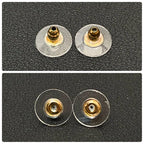 Chanel CC Logo Earrings Rhinestone Icon Gold — view 6