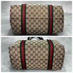 Gucci GG Sherry Line Tote Brown Leather Charm — view 8