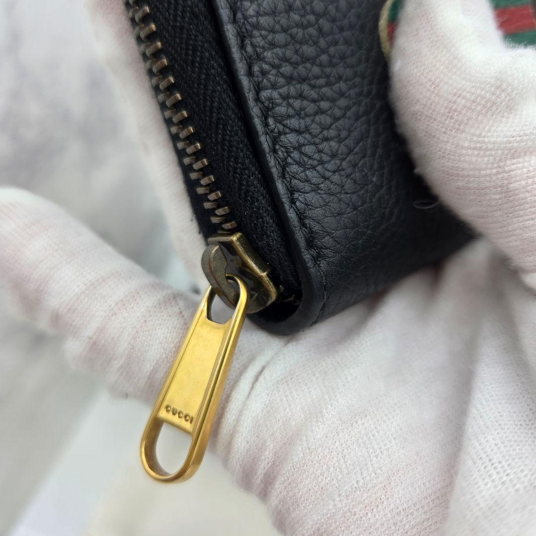 Gucci Logo Wallet Black Leather — view 4
