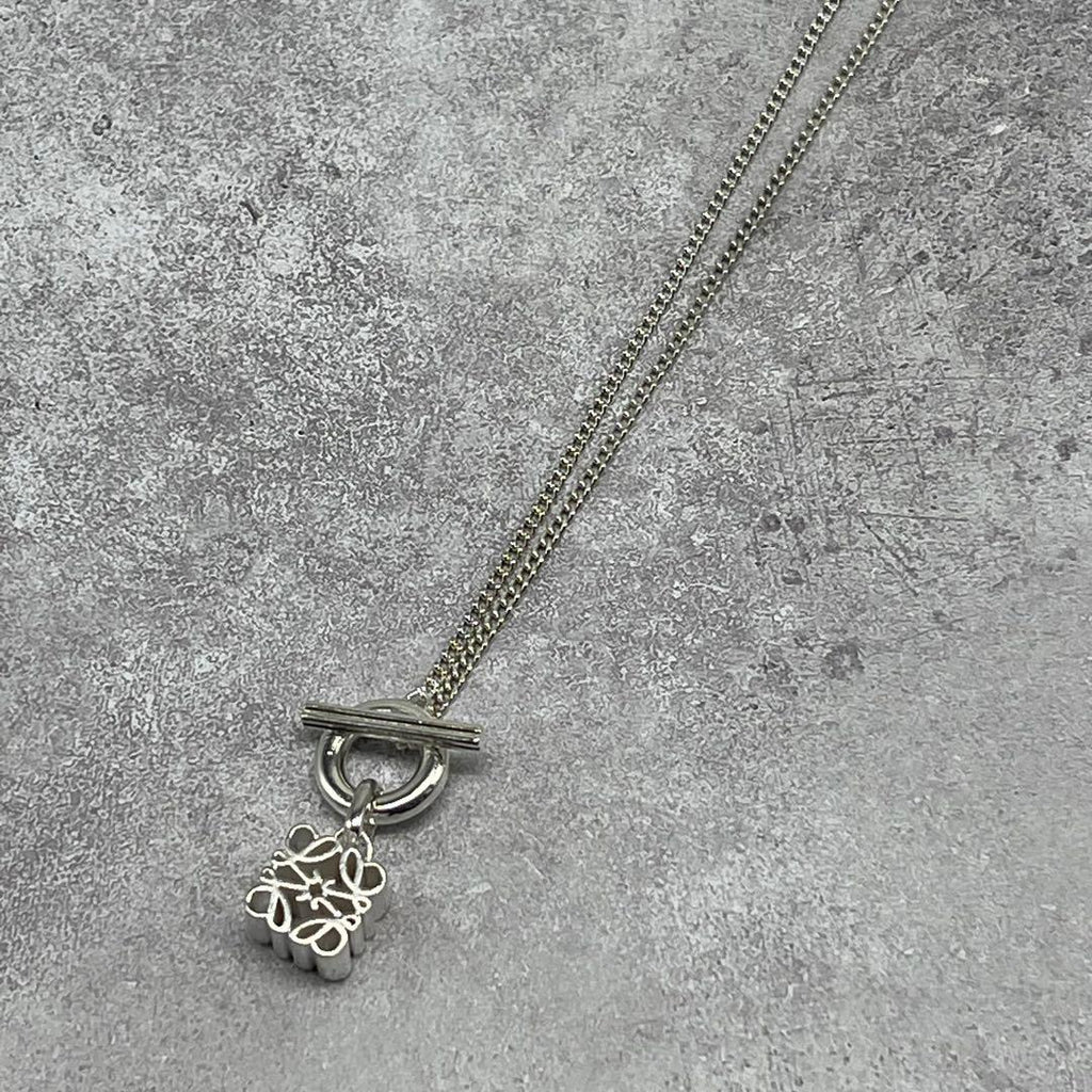 Loewe Anagram Toggle Necklace 48