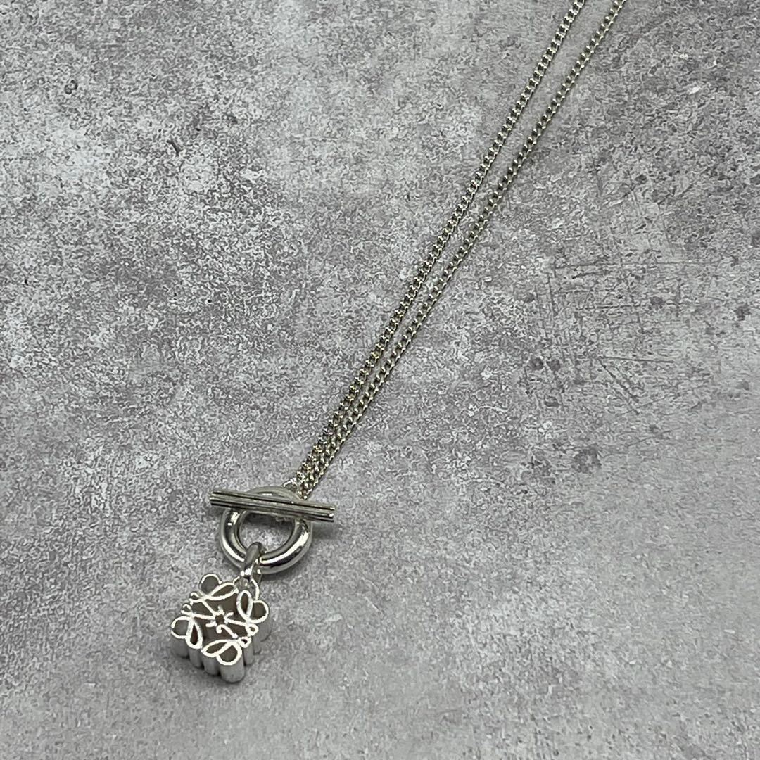 Loewe Anagram Toggle Necklace 48