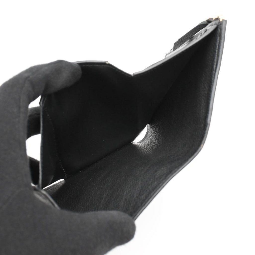 Louis Vuitton Empreinte Trifold Wallet Victorine Black — view 4
