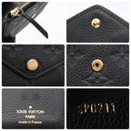 Louis Vuitton Empreinte Trifold Wallet Victorine Black — view 8