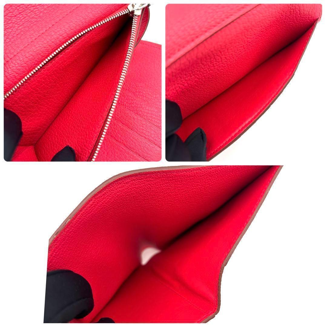 Hermes Kelly Wallet Medium Pink Chevre Mysore — view 5