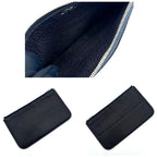 Hermes Dogon GM Navy Togo Silver Wallet Coin — view 8
