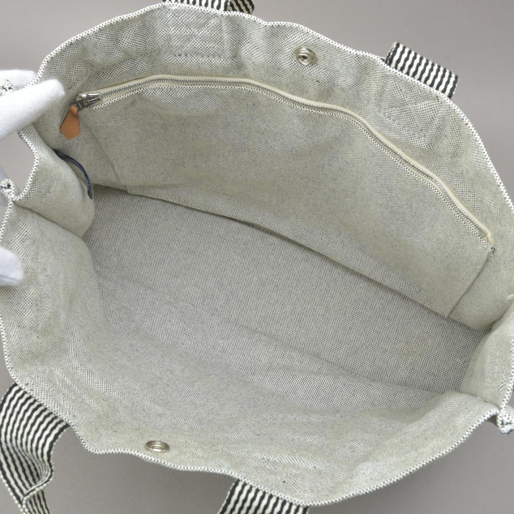 Hermes New Fourre Tout MM Tote Canvas Gray Black — view 6
