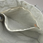 Hermes New Fourre Tout MM Tote Canvas Gray Black — view 7