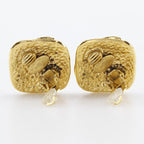 Chanel Coco Mark Vintage Gold Plated 94 P 24 g Earrings — view 4
