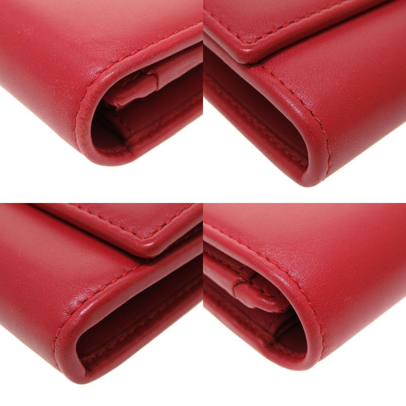 Gucci GG Embossed Leather Red Bifold Wallet 0076 — view 7