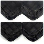 Chanel New Travel Line Shoulder Bag Black CC Logo Gold — view 8