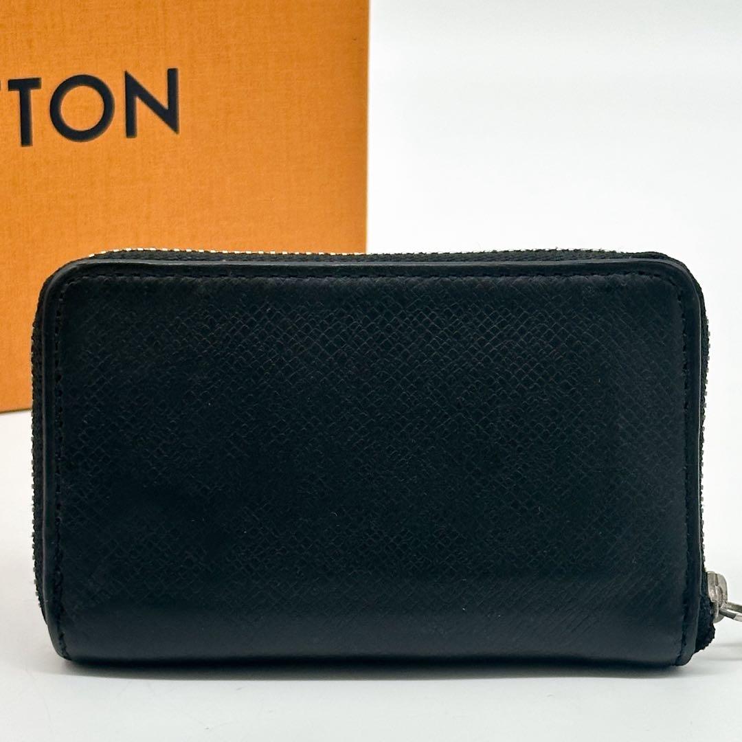 Louis Vuitton Zippy Coin Purse Taiga Black — view 3