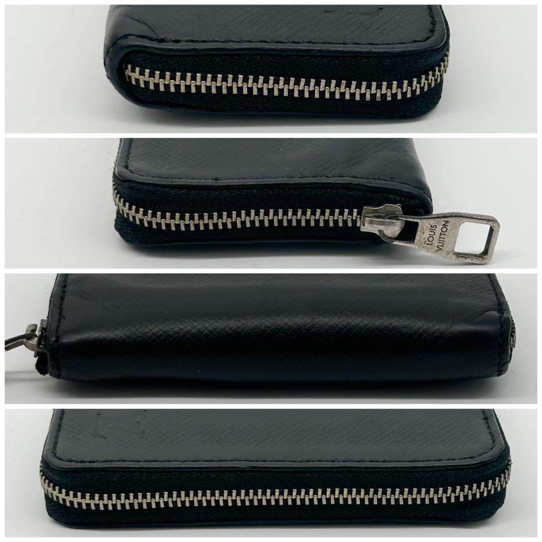 Louis Vuitton Zippy Coin Purse Taiga Black — view 6