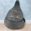 Gucci Vintage Horsebit Gold Brown Shoulder Bag