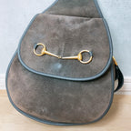 Gucci Vintage Horsebit Gold Brown Shoulder Bag — view 2