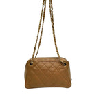 Chanel Quilted Lambskin Shoulder Bag CC Logo — view 3