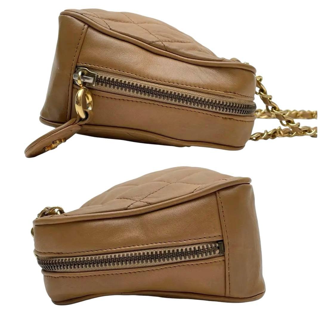 Chanel Quilted Lambskin Shoulder Bag CC Logo — view 4