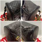 Chanel Quilted Backpack Black — view 5