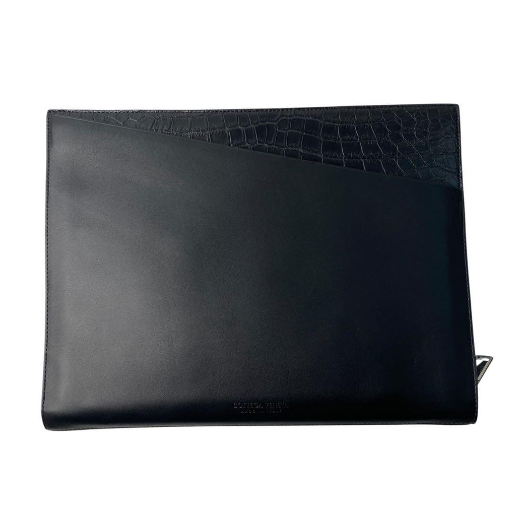 Bottega Veneta Croco Leather Document Clutch — view 3
