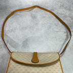 Gucci GG Shoulder Bag Brown Beige Leather Logo — view 4