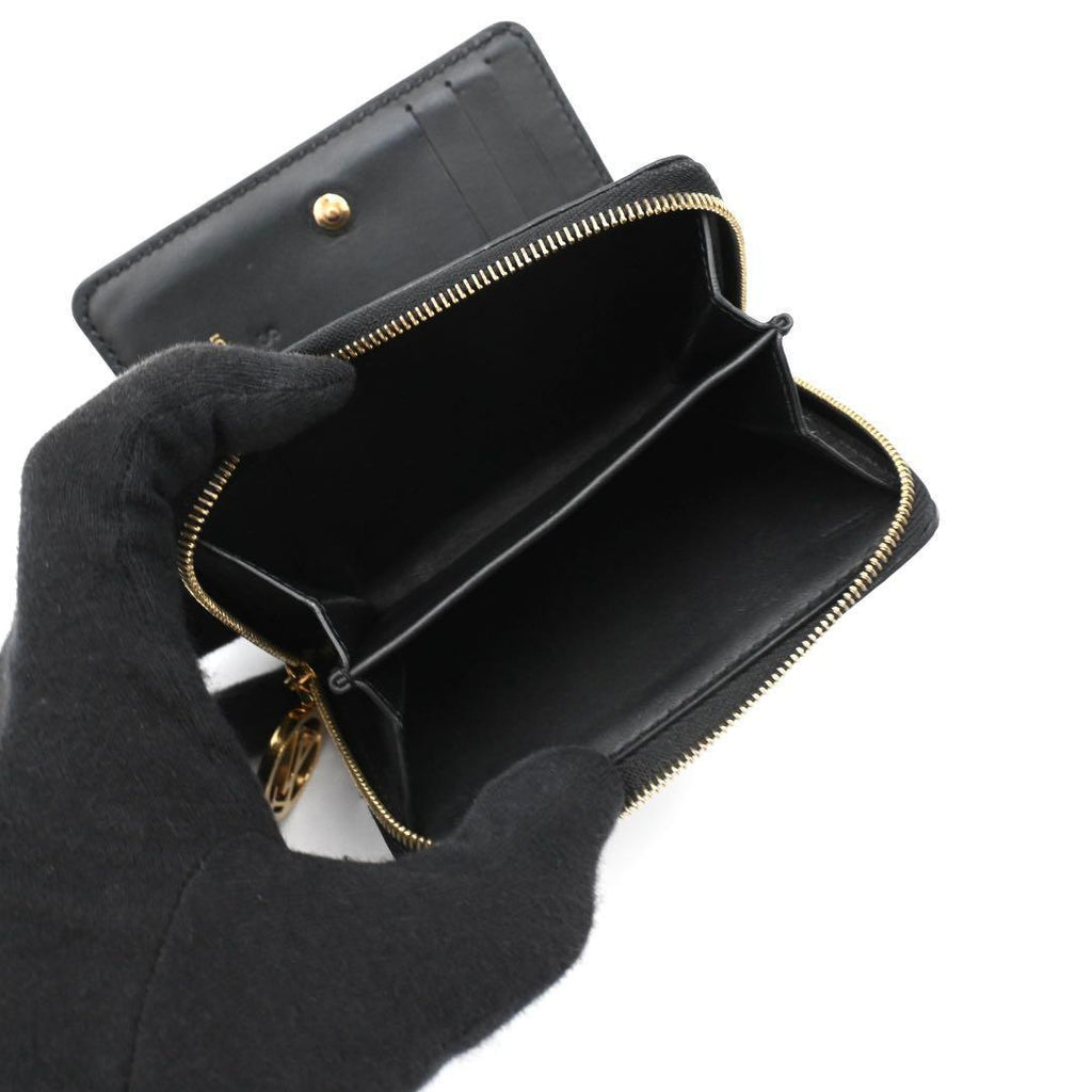 Louis Vuitton Cousin Portefeuille Lou Bifold Wallet Black — view 5