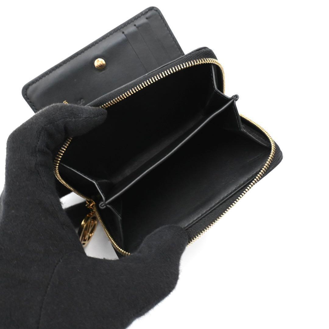 Louis Vuitton Cousin Portefeuille Lou Bifold Wallet Black — view 5