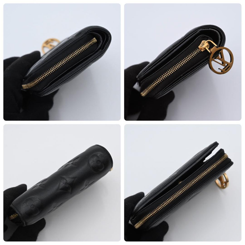 Louis Vuitton Cousin Portefeuille Lou Bifold Wallet Black — view 6