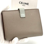 Celine Wallet Medium Strap Bicolor Greige — view 2