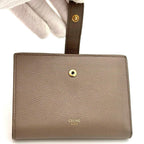 Celine Wallet Medium Strap Bicolor Greige — view 3