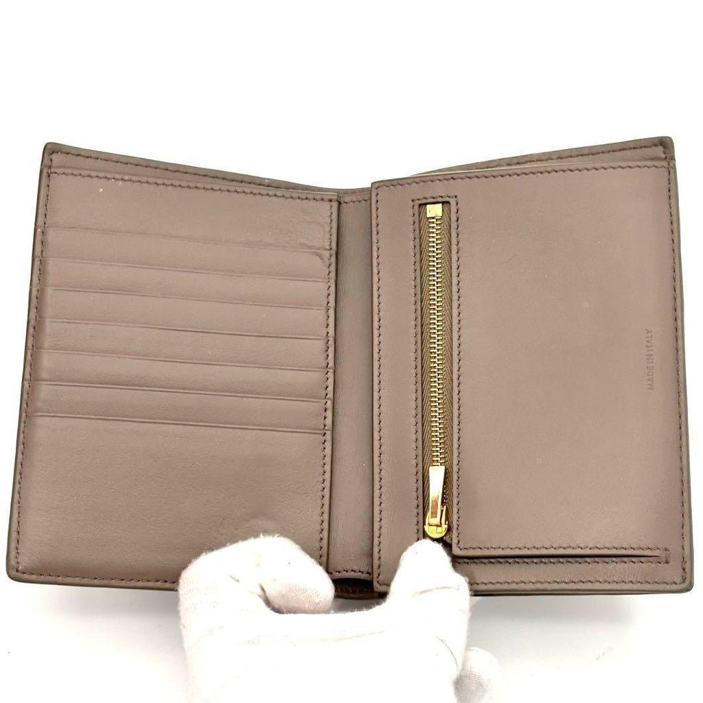 Celine Wallet Medium Strap Bicolor Greige — view 4