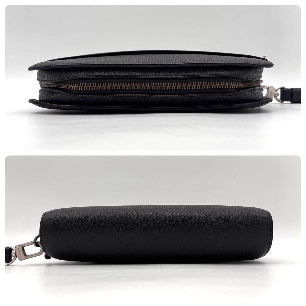 Louis Vuitton Taiga Baikal Clutch Ardoise — view 6