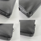 Louis Vuitton Super Taiga Porte Documents PM Noir Business Bag Black — view 8