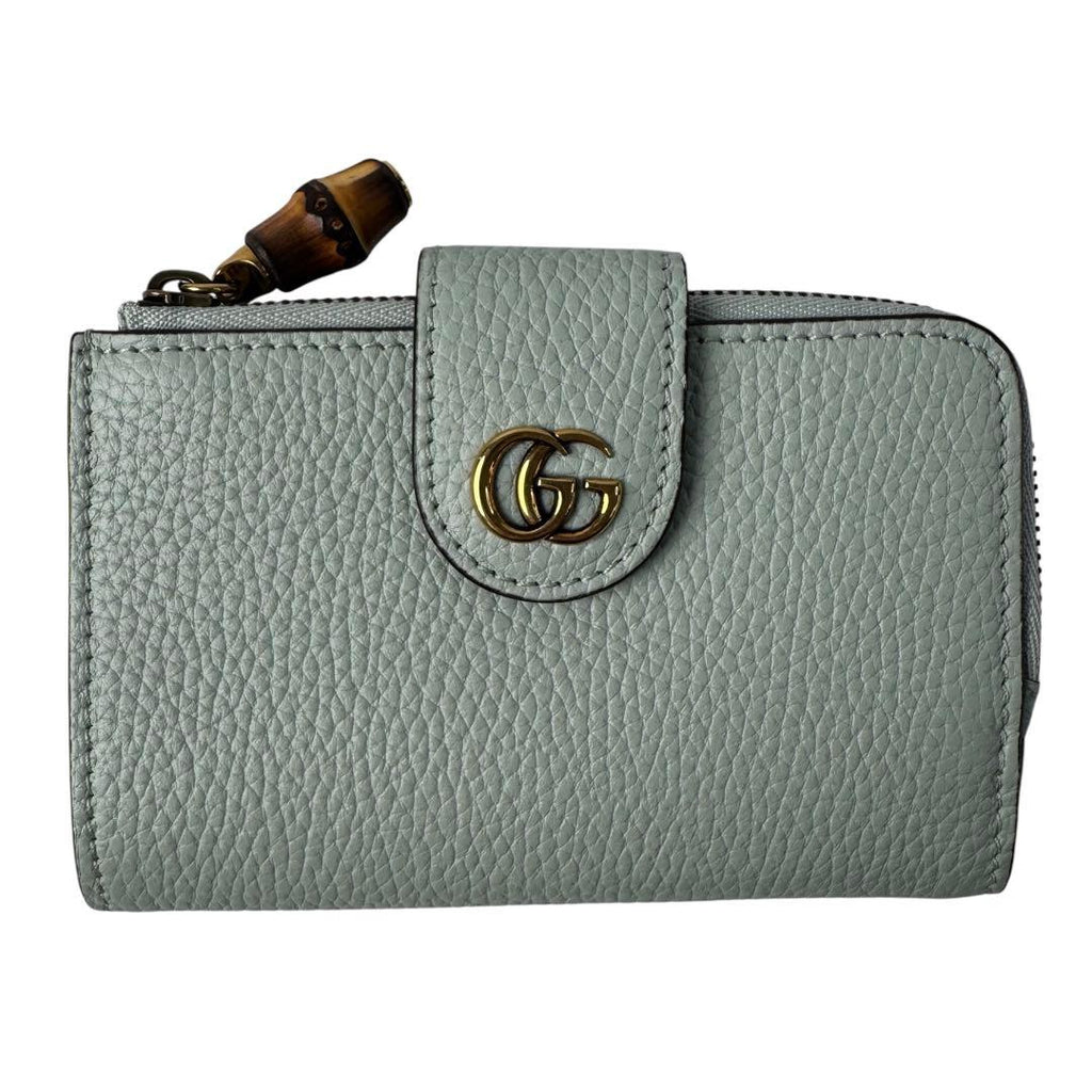 Gucci Double Compact Wallet with Bamboo — view 2