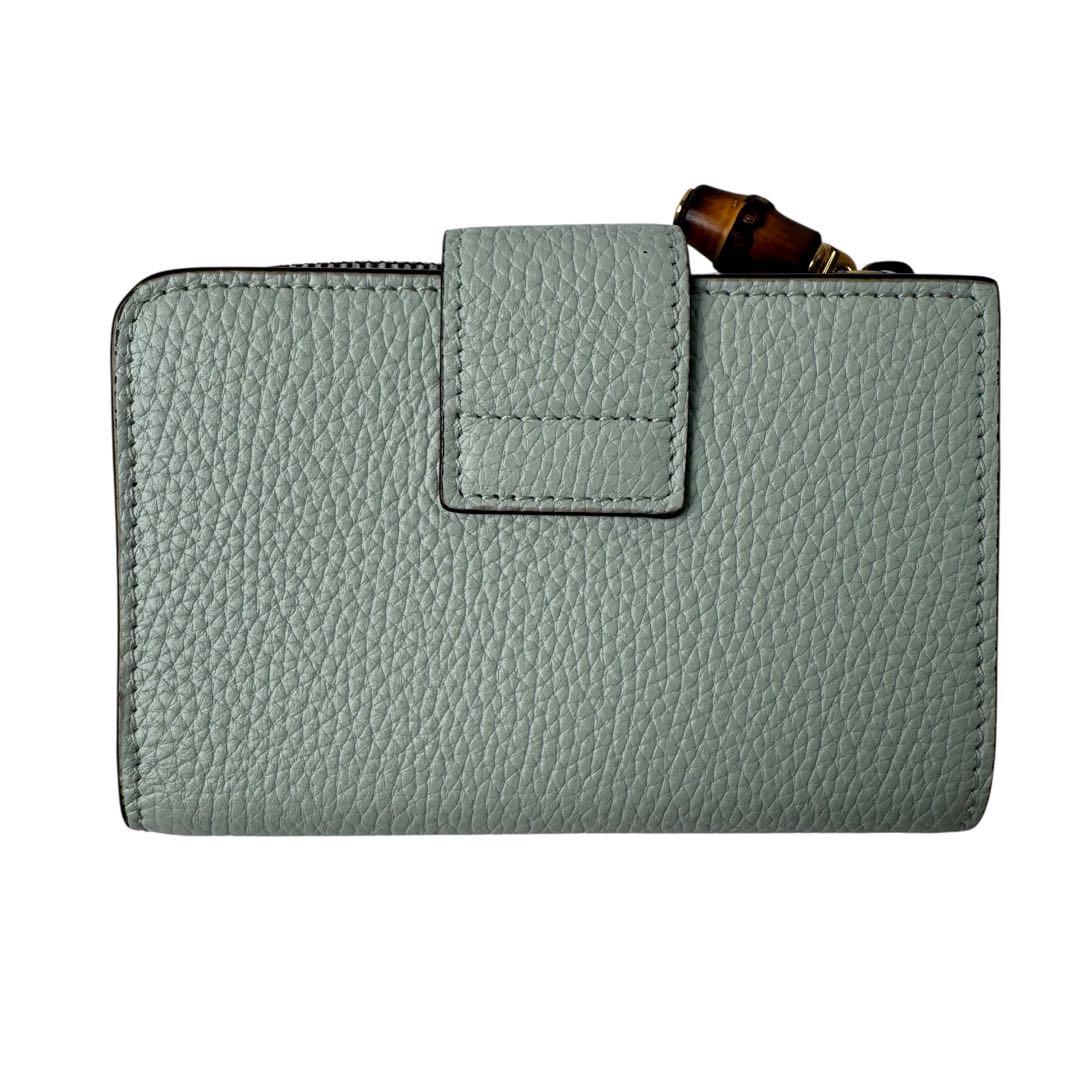 Gucci Double Compact Wallet with Bamboo — view 3